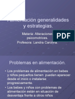 Alimentacion Generalidades y Estrategias