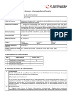 Ficha Resumen - Informes de Control Posterior