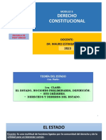 Derecho Constitucional: Docente: Dr. Mauro Estrada Gamboa 2023