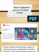 The Basic Equipment Types in A Contact Center