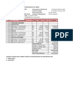 Calcular El Monto Que Se Debe Cancelar Al Contratista para Las Valorizaciones De: 1.-Marzo 2021 2. - Abril 2021