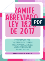 Tramite Abreviado. LEY 1826 DE 2017: Presentado Por: Valeria León Torres Karen Lorena Porras Jose Hugo Gomez Duvan Hoyos