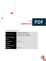 Sílabo 5399 - Ciclo I - Administracion General