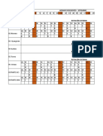 Horario Residentes - Setiembre