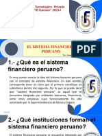 El Sistema Financiero Peruano: Instituto Superior Tecnológico Privado Futuro Del Sur "El Carmen" 2023-I