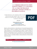 Ciberdefensa en el Perú: Realidad y retos de las FF.AA. para neutralizar ciberataques