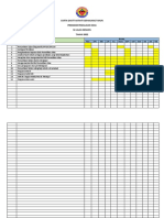 Carta Gantt Aktiviti Pemulihan Khas 2022