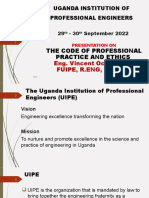 Code of Ethics For UIPE Members