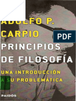 Principios de Filosofía - Una Introducción A Su Problemática - Carpio (Capítulo 4)