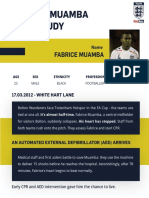 Fabrice Muamba Case Study