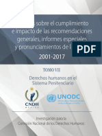 Estudios Sobre El Cumplimiento e Impacto de Las Recomendaciones Generales, Informes Especiales y Pronunciamientos de La CNDH 2001-2017