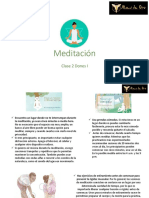 Clase 2 Meditaciòn