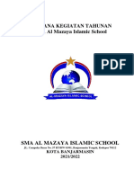 SMA Al Mazaya Islamic School: Rencana Kegiatan Tahunan