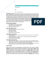 Resumen de Ingreso Del Departamento de Cirugia Ortopedica y Traumatologia Carmen Caldera