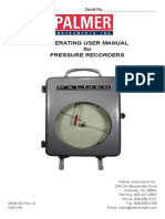 Operating User Manual Pressure Recorders: Serial No.
