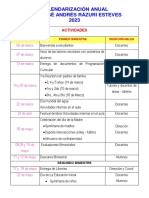 Actividades Académicas Razuri 2023