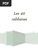 Les 40 Rabbana en arabe et français | PDF