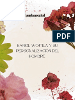 Karol Wojtila y Su Personalización Del Hombre