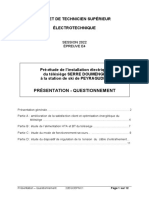 Bts Electrotechnique Nouvelle Caledonie 2022 Sujet E4