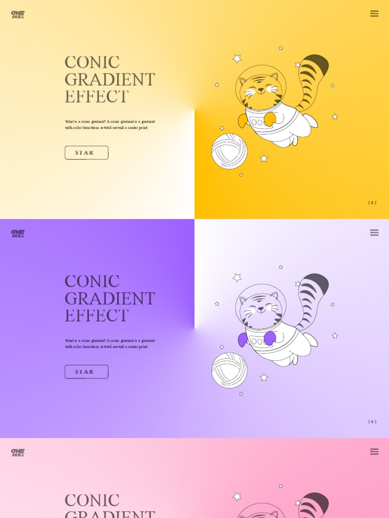 Conic Gradient Effect: Start | PDF