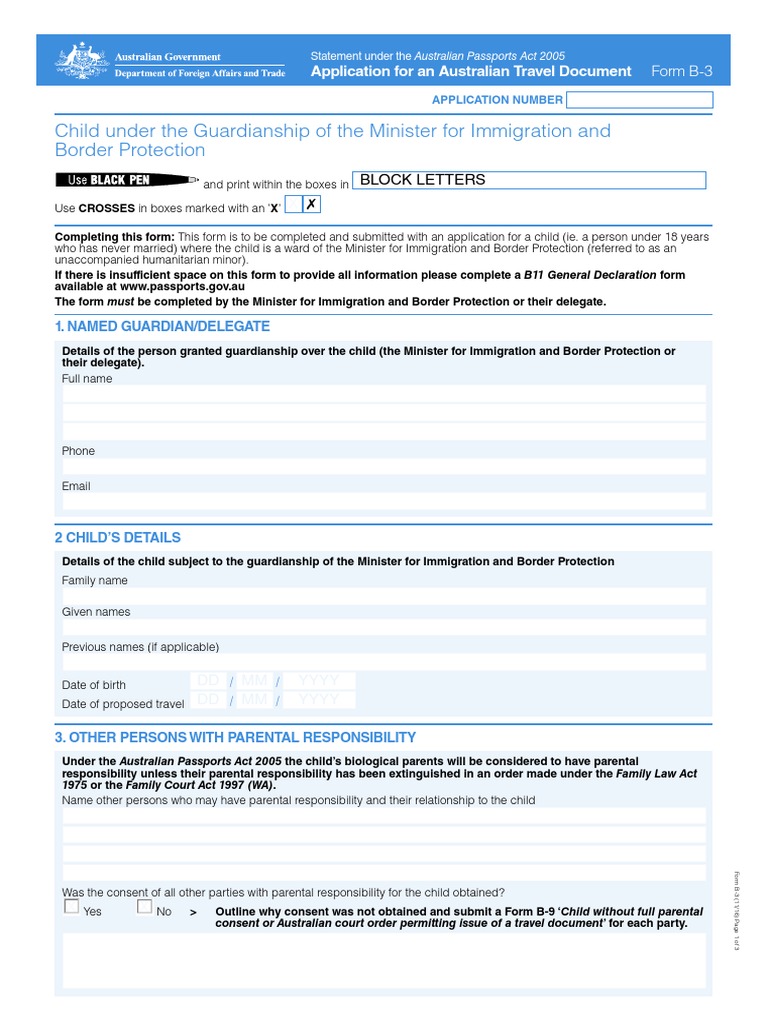 AUSTRALIAN PASSPORT APPLICATION FORM FOR CHILD PDF intelligence overview
