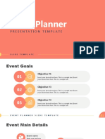 Event Planner: Presentation Template