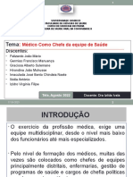 Médico Como Chefe Da Equipe de Saúde: Discentes