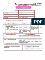 Comunicación: Sesión de Aprendizaje