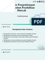 ANALISIS KURIKULUM MDT