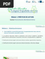Módulo 1: Prácticas de Lectura: Docentes