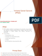Pertolongan Pertama Gawat Garurat (PPGD) : Education and Special Training Unit