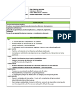 Competencias: Uso Del Conocimiento Científico Explicación de Fenómenos Indagación