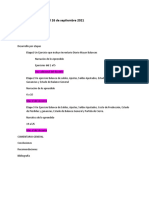 Del 01 de Septiembre Al 26 de Septiembre 2021: Etapa1 Un Ejercicio Que Incluye Inventario Diario Mayor Balances