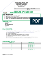 General Physics: Objectives