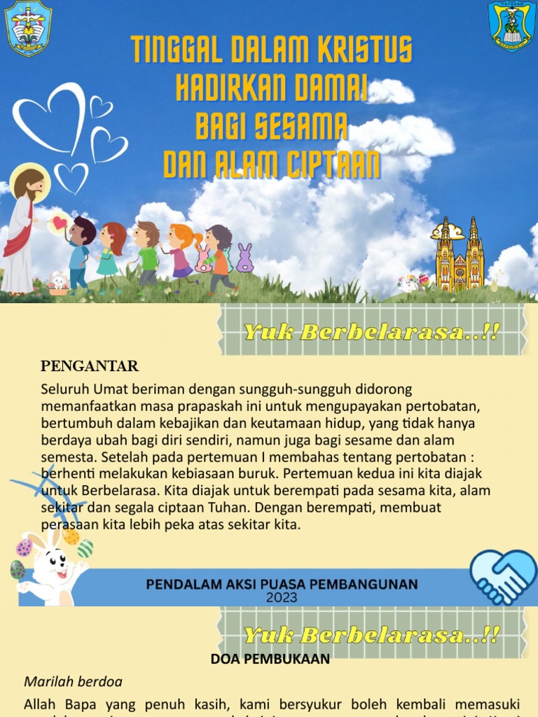 Pertobatan dan Bela Rasa Prapaskah | PDF | Agama & Spiritualitas