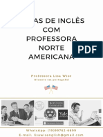 Aulas de inglês com professora norte-americana fluente em português