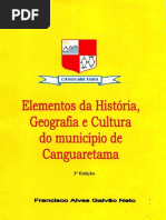 Elementos Da História, Geografia e Cultura Do Município de Canguaretama