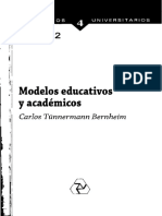 Modelos Educativos y Académicos: ¿Ja N Z l9 1 2