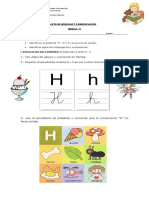 Colegio Inmaculada Concepción - Guía N°20 Lenguaje y Comunicación Letra H