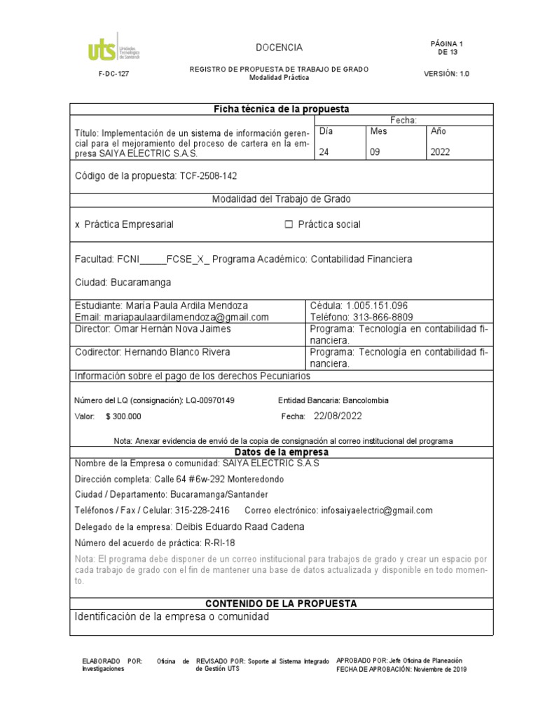F dc 127 registro propuesta trabajo grado modalidad pr ctica v1 20 09