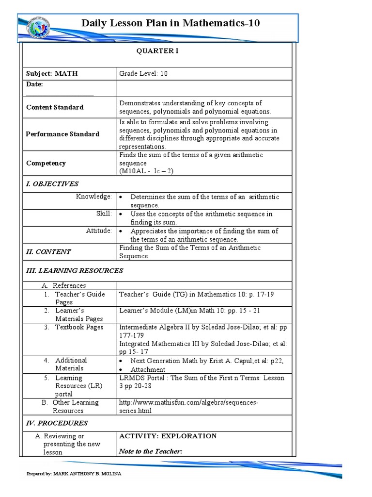 DLLDLP WITH WORKSHEET-day 2 | PDF | Mathematics | Learning
