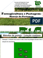 Métodos de pastejo - Lotação rotativa