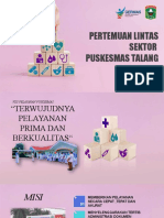 Puskesmas Talang Lakukan Lokmin Lintas Sektor