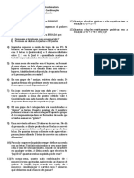 Matemática 3 - Análise Combinatória Lista 2