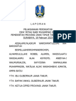 Laporan Sekda Panitia Isra' Miraj 2023