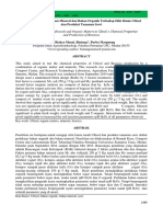 Interactions Effect of Minerals and Organic Matters WR 8owlvro V &khplfdo 3urshuwlhv and Production of Brassica