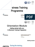 Getting Started with In Business Training Programme