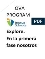 Innova Program: Explore. en La Primera Fase Nosotros