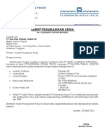 Surat Penunjukkan Kerja: Pt. Indonesia Ocean Truck