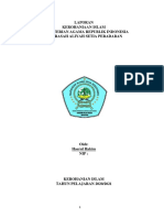 2.2 Laporan Kegiatan Pembiasaan Prilaku Religius Siswa Yang Mencakup Agenda Atau Jadwal Kegiatan Keagamaan